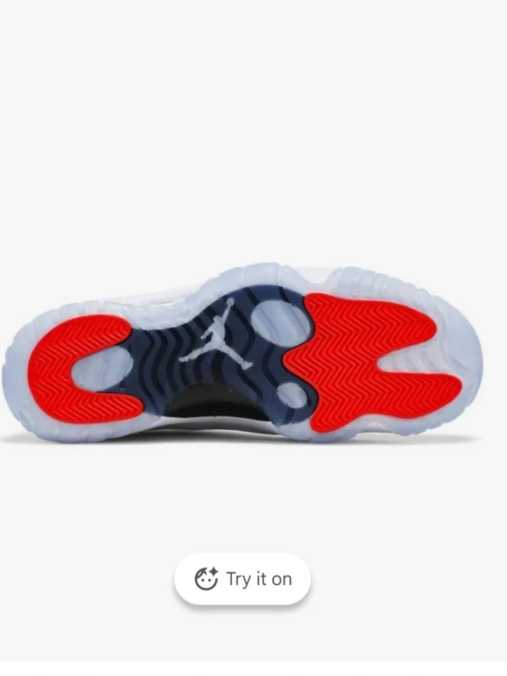Jordan Air 11 Adapt Sneakers Version 1.0 2010 men's — White with Pink Accent